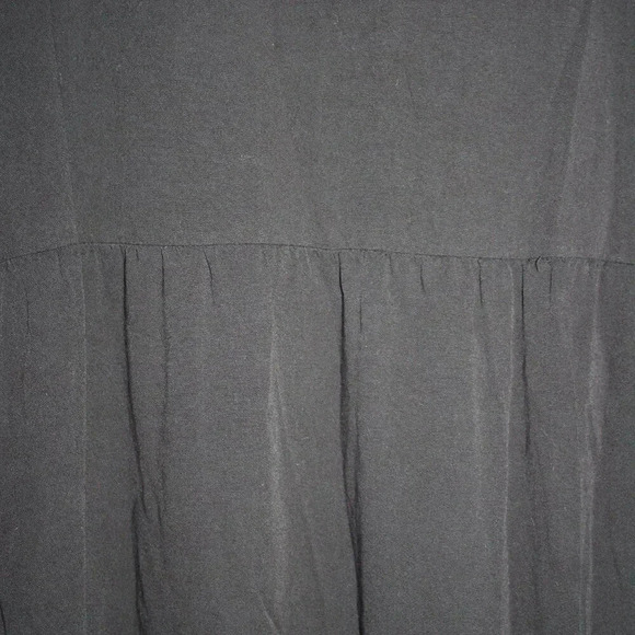 Black Babydoll Dress with Buttons Sized Medium - Picture 7 of 8